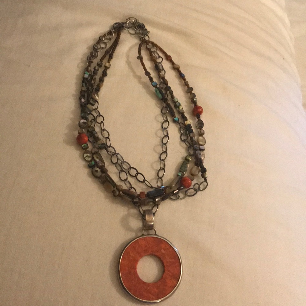 Silpada Layered Coral Necklace